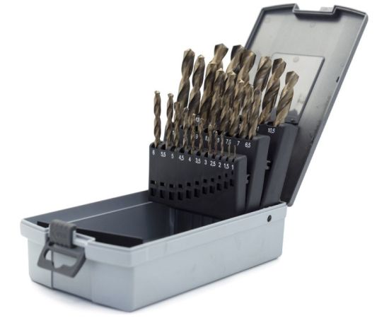 Urbju komplekts kobalta 1 13mm, 25gab., Welzh Werkzeug Спец. инструменты