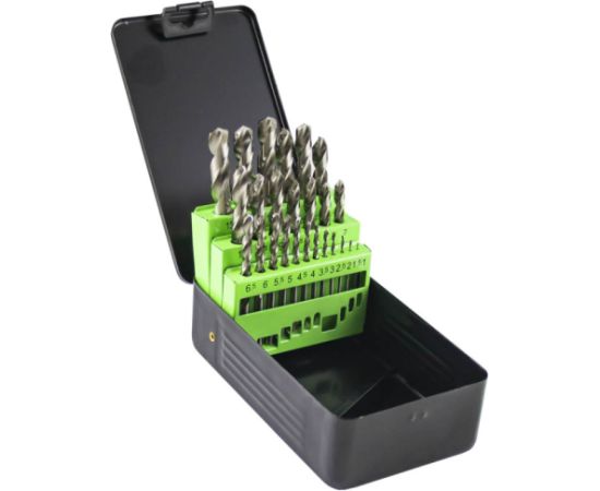 Metāla urbju komplekts HSS 4341 1 13mm, 25 gab., JBM