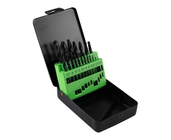 JBM Urbju komplekts HSS, melni, 19 gab., 1 10 mm Specinstrumenti