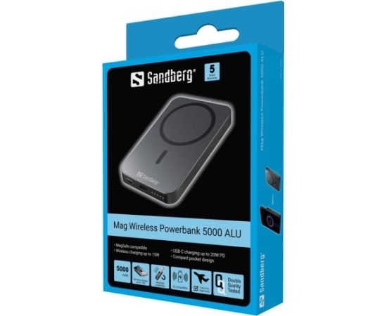 Sandberg 420-96 Mag Wireless Powerbank 5000ALU Power Banks