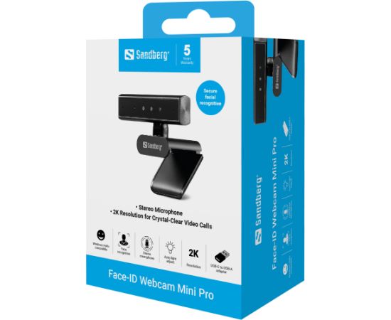 Sandberg 134-44 Face-ID Webcam Mini Pro Вебкамеры