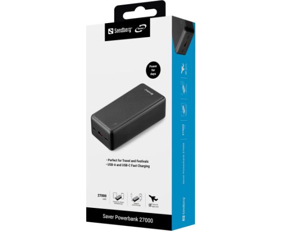 Sandberg 320-43 Saver Powerbank 27000 Power Banks