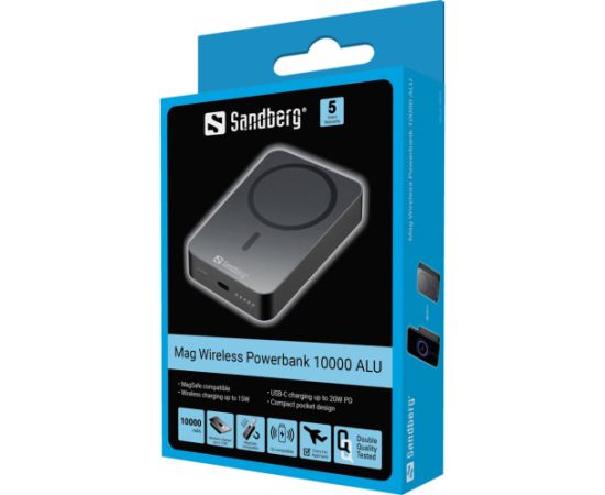 Sandberg 420-97 Mag Wireless Powerbank10000ALU Power-банки