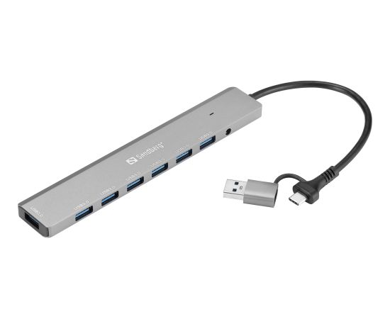 Sandberg 136-66 USB-C/A to 7 x USB 3.0 Hub Usb HUB