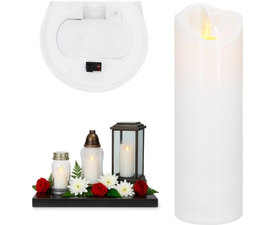 LED svece Springos HA7555, 15 X 5 CM Ziemassvētku lampiņas, LED virtenes