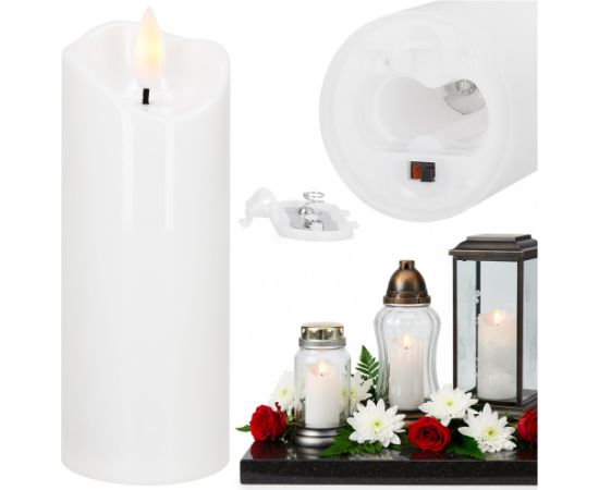 LED svece Springos HA7551, 12,5 x 5 cm Ziemassvētku lampiņas, LED virtenes LED svece Springos HA7551, 12,5 x 5 cm Ziemassvētku lampiņas, LED virtenes