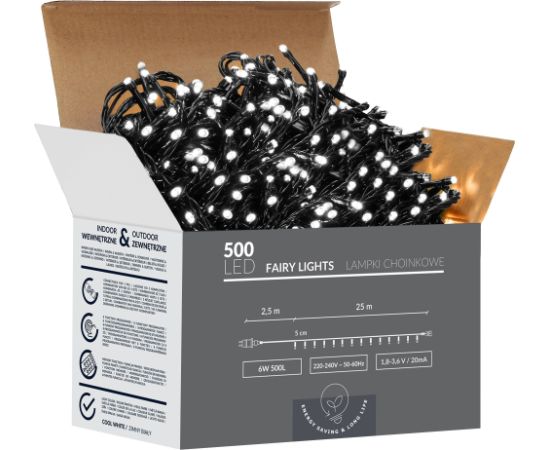 Рождественские гирлянды Springos 500 светодиодов Ziemassvētku lampiņas, LED virtenes