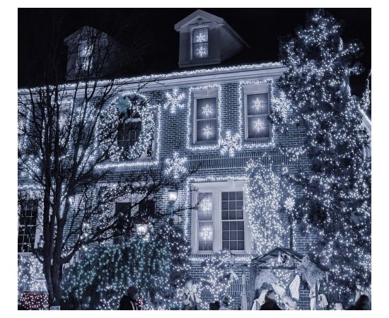 Рождественские гирлянды Springos 500 светодиодов Ziemassvētku lampiņas, LED virtenes