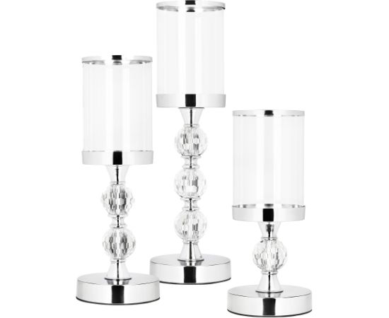 Dekoratīvo svečturu komplekts Springos CA1465, 3 gab. Sveces un svečturi