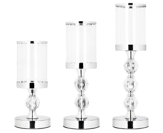 Dekoratīvo svečturu komplekts Springos CA1465, 3 gab. Sveces un svečturi