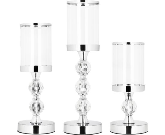 Dekoratīvo svečturu komplekts Springos CA1465, 3 gab. Sveces un svečturi