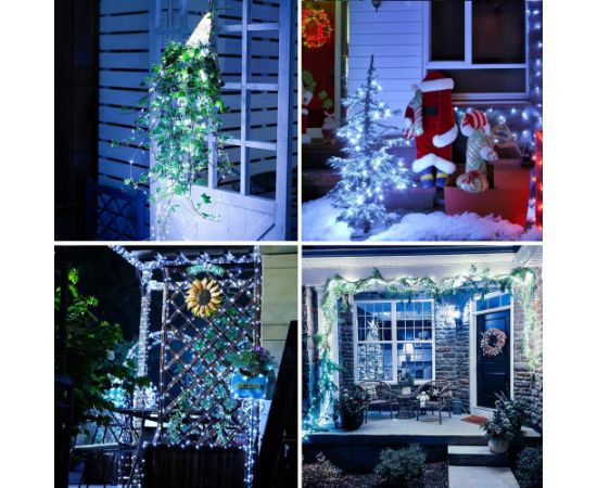 Рождественская светодиодная гирлянда Springos CL4044 Ziemassvētku lampiņas, LED virtenes