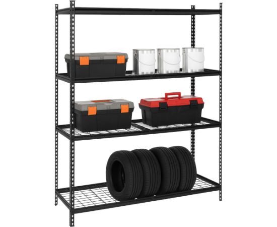 Springos Стальной гаражный стеллаж с 4 полками HA5277 183x150x54 см Полки