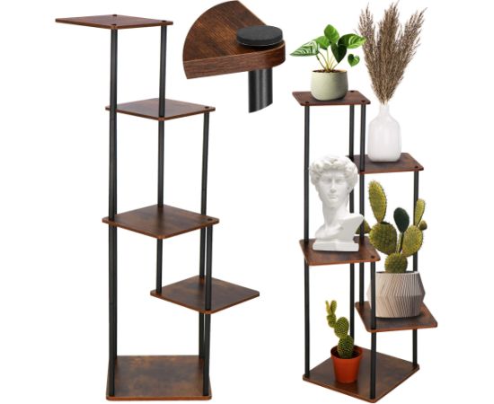 Metāla augu statīvs Springos GA0207 106 CM Plaukti  