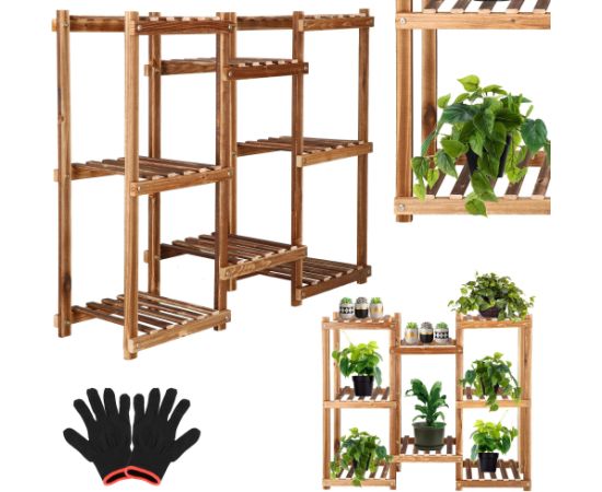 Koka plaukts puķēm Springos GA0198 Plaukti  