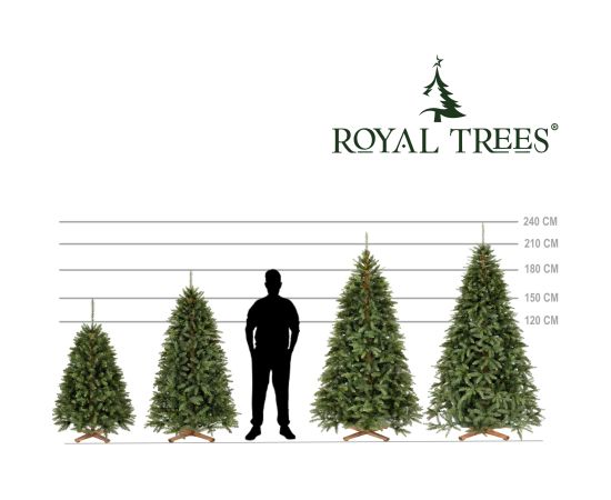 Искусственная ёлка Springos CT0238, Сибирская ель PE Premium, 240 см Mākslīgās egles