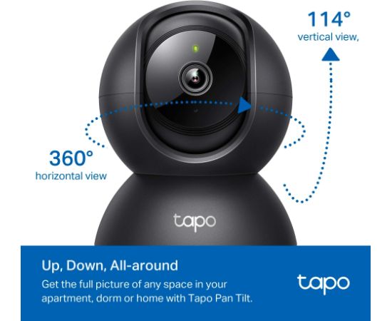 TP-Link Tapo C201 IP Kamera 1080p Full HD / Wi-Fi / 1080p / 360° Video novērošanas kameras