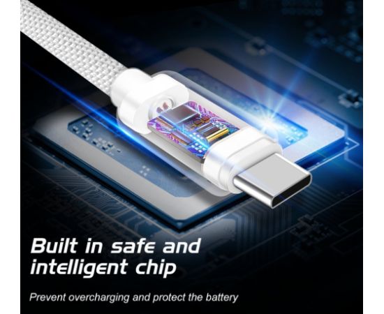 Swissten Textile Универсальный Quick Charge 3.1 USB-C USB Кабель данных 1.2м Дата USB-кабели