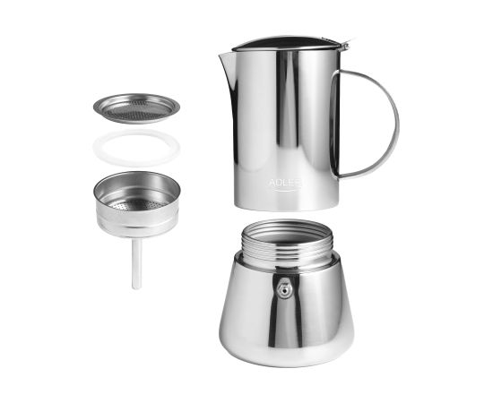 Adler Espresso Coffee Maker AD 4417 Stainless Steel Kafijas aparāti