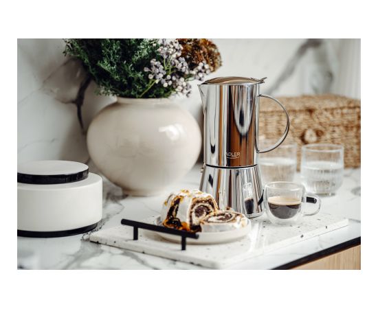 Adler Espresso Coffee Maker AD 4417 Stainless Steel Kafijas aparāti