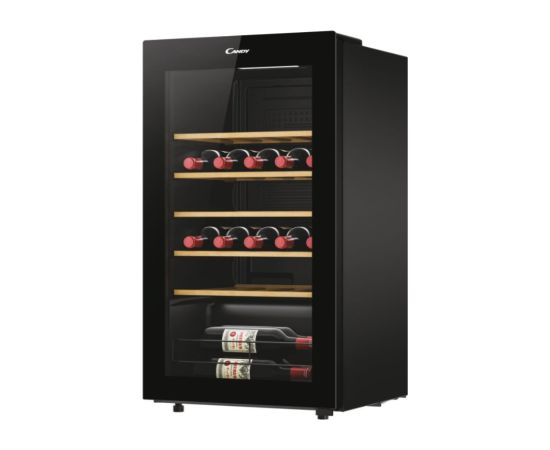 Candy Wine Cooler 438063 Energy efficiency class G Free standing Bottles capacity 34 Black Jaunumi Sadz. tehnika Candy Wine Cooler 438063 Energy efficiency class G Free standing Bottles capacity 34 Black Jaunumi Sadz. tehnika