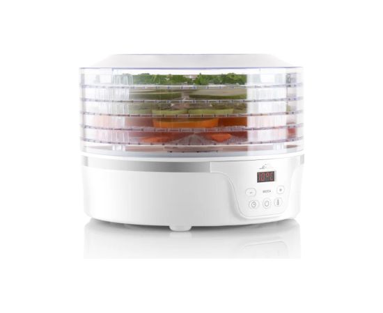 ETA Fruit Dryer ETA730190000 Secca Power 380 W Number of trays 5 Integrated timer White Овощные пароварки и сушилки