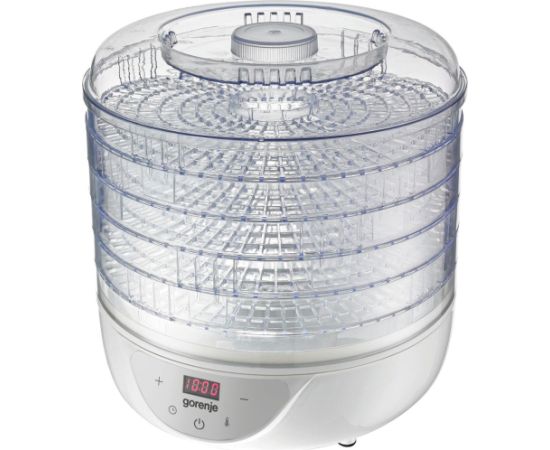 Gorenje Food Dryer FDK24DW Power 380 W Number of trays 5 Temperature control Integrated timer White Овощные пароварки и сушилки