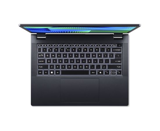 Acer TravelMate TMP414-53-G2-TCO-585Q 16“ WUXGA IPS i5-120U/16GB/SSD 256GB/Intel Iris Xe/Win11Pro/Eng kbd/FP/LTE/Blue/3Y Warranty Acer Portatīvie datori