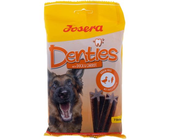 JOSERA Denties Duck with carrot - Dog treat - 180g Suņu barība