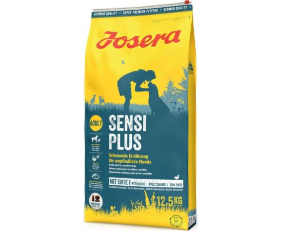 JOSERA Adult Sensiplus - dry dog food - 12,5 kg Suņu barība