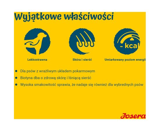 JOSERA Adult Sensiplus - dry dog food - 12,5 kg Suņu barība