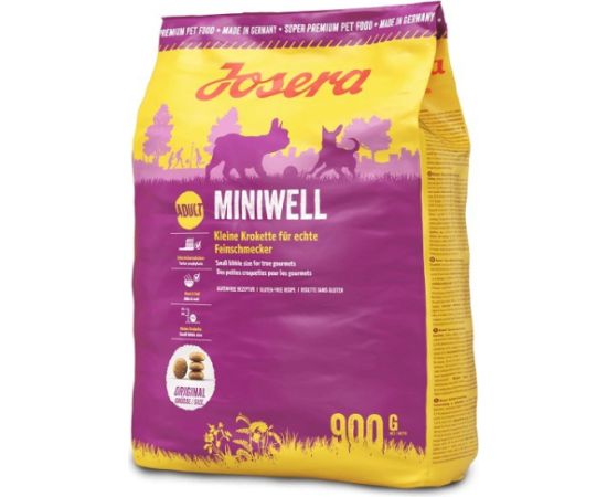 Josera MINIWELL 900 g Adult Suņu barība