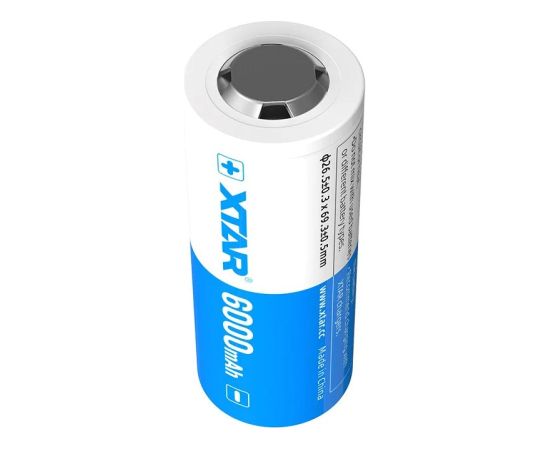 Xtar Battery 26650 3,6V Li-ion 6000 mAh Baterijas un akumulatori