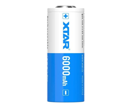 Xtar Battery 26650 3,6V Li-ion 6000 mAh Baterijas un akumulatori