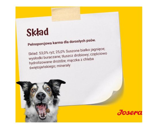 JOSERA Lamb with rice - dry dog food - 12,5 kg Suņu barība