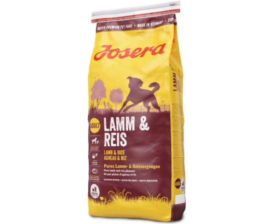 JOSERA Lamb with rice - dry dog food - 12,5 kg Suņu barība