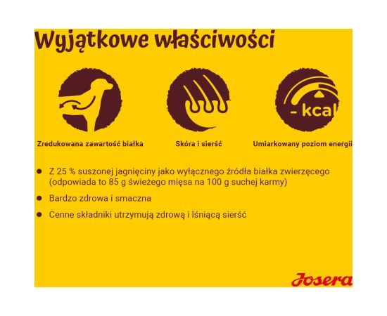 JOSERA Lamb with rice - dry dog food - 12,5 kg Suņu barība