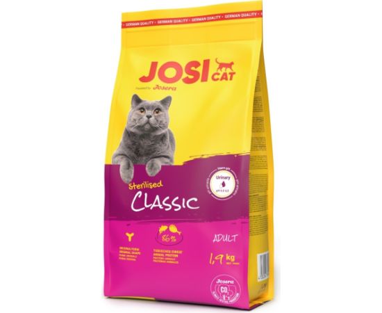 JOSERA JosiCat Sterilised Classic  - dry cat food - 1,9 kg Kaķu sausā barība