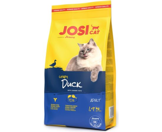 JOSERA JosiCat Crispy Duck - dry cat food - 1,9 kg Kaķu sausā barība