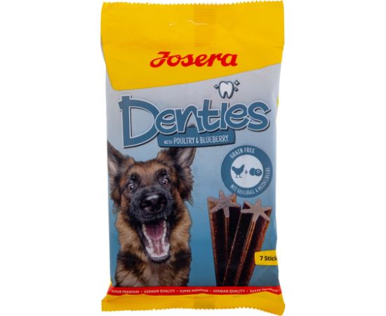 JOSERA Denties Poultry with blueberries - Dog treat - 180g Suņu barība