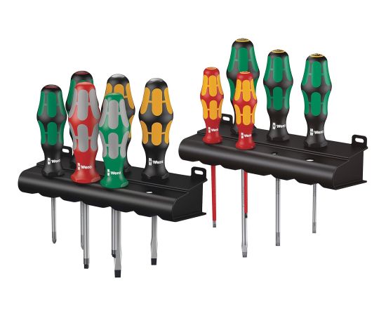 Skrūvgriežu komplekts Wera WE05347106001; Kraftform XXL 3; SL; PH; SQ; 11 gab. Skrūvgrieži