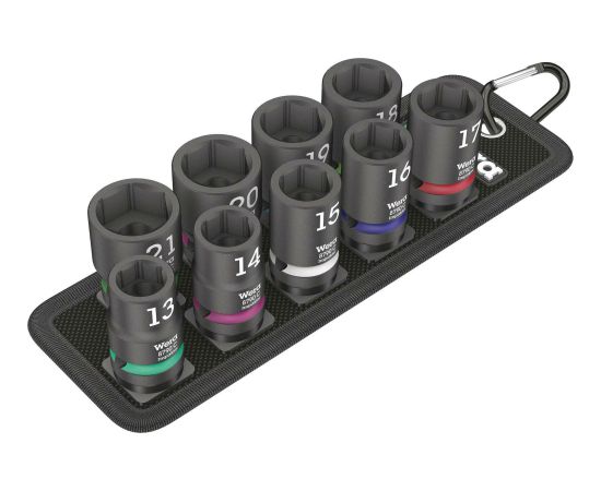 Uzgriežņu galviņu komplekts Wera WE05004580001; 1/2''; 9 gab. Mehāniskie instrumenti