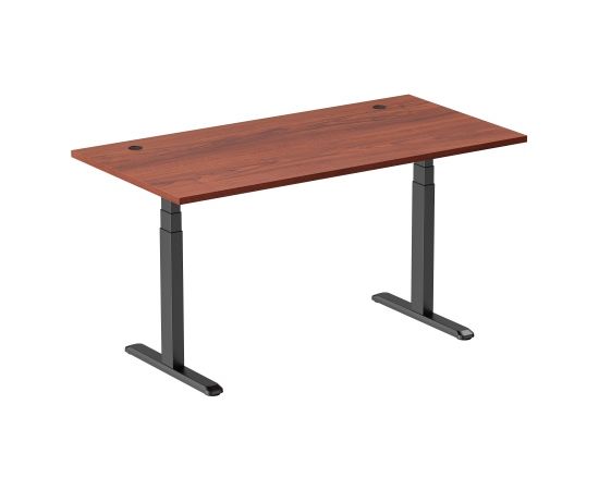 Adjustable Height Table Up Up Thor Black, Table top M Dark Walnut Biroja galdi