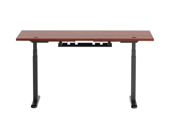 Adjustable Height Table Up Up Thor Black, Table top M Dark Walnut Biroja galdi