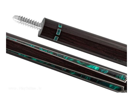 Billiard Cue, Pool, EVO Luna Maxbing Edition, Malachite Eclipse Full Set, 12.5mm, 38x10 Jaunumi - Sports