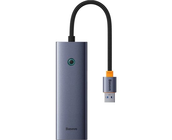 4in1 Hub Baseus  UltraJoy USB-A to USB 3.0 + RJ45 (space grey) USB / Type-C Hub