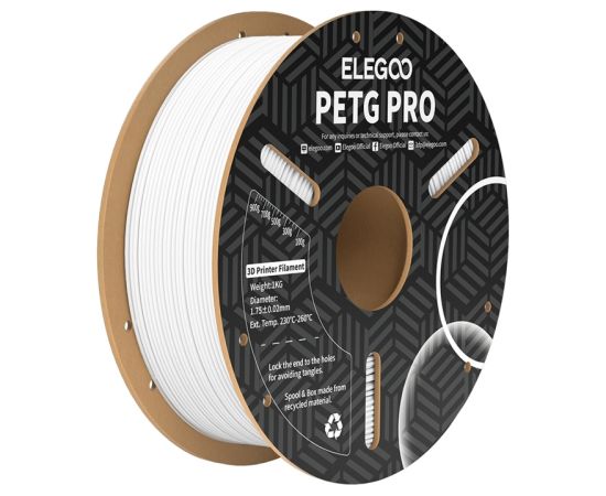 ELEGOO PETG Pro Filament (White) 3D Printeri