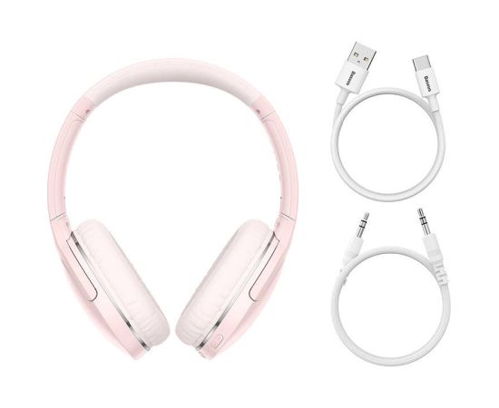 Wireless headphones Baseus Encok D02 PRO (pink) Austiņas