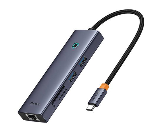 Hub 7w1 Baseus UltraJoy 7-Port ( USB-C to 1xHDMI4K@30Hz + 2xUSB 3.0 + 1xPD +RJ45 + SD/TF3.0) Usb HUB