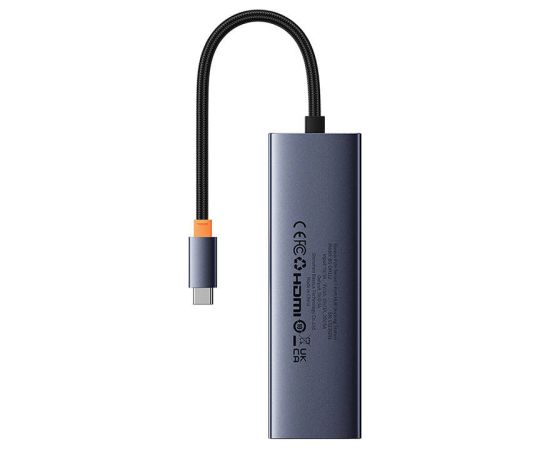 Hub 7w1 Baseus UltraJoy 7-Port ( USB-C to 1xHDMI4K@30Hz + 2xUSB 3.0 + 1xPD +RJ45 + SD/TF3.0) Usb HUB